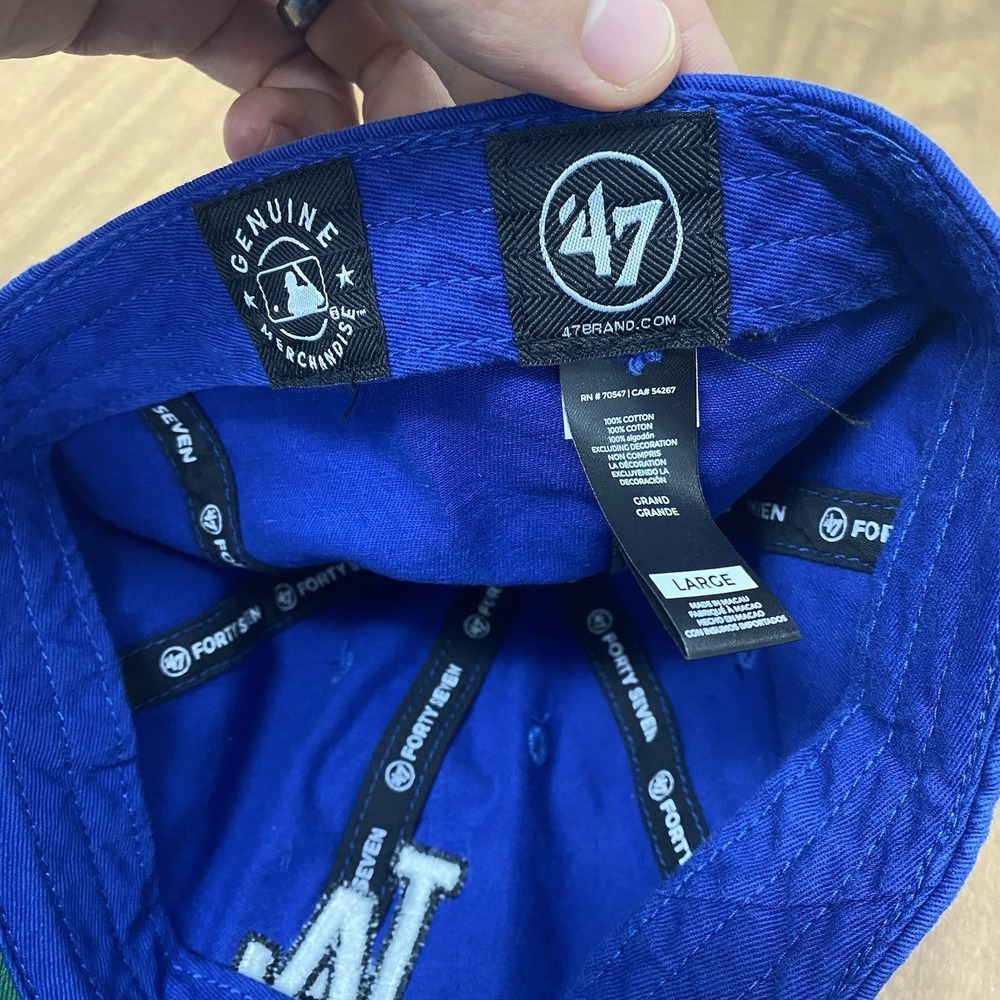 Los Angeles Dodgers '47 Brand Franchise Fitted Large Hat Adult MLB Baseball Cap - Picture 6 of 6